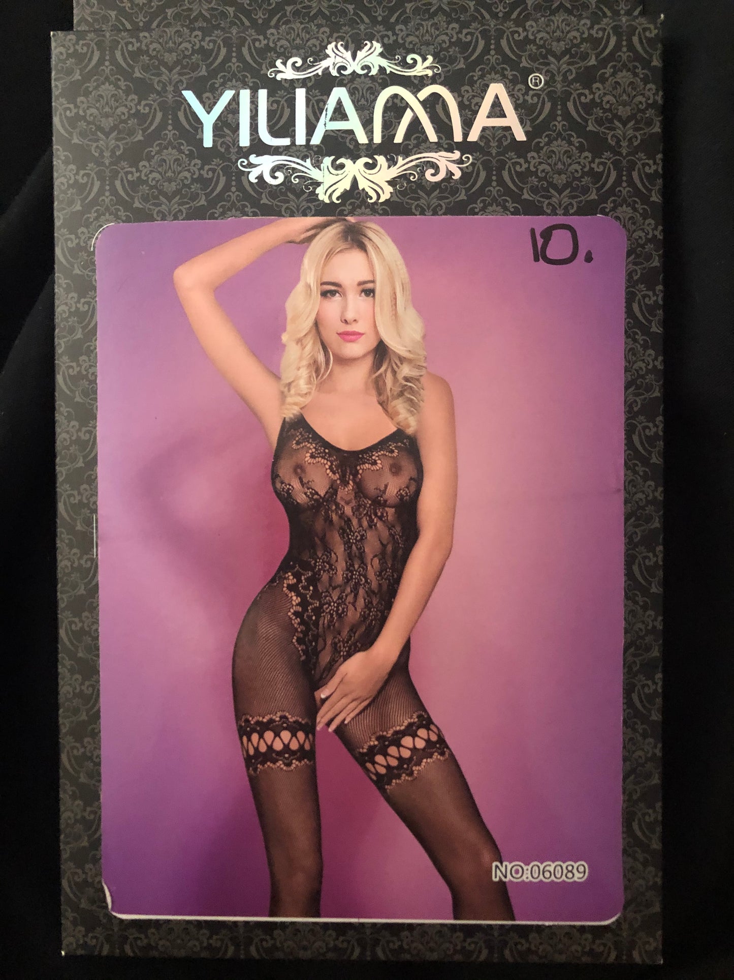 Sexy One Piece Body Suit W/ Garter Stockings